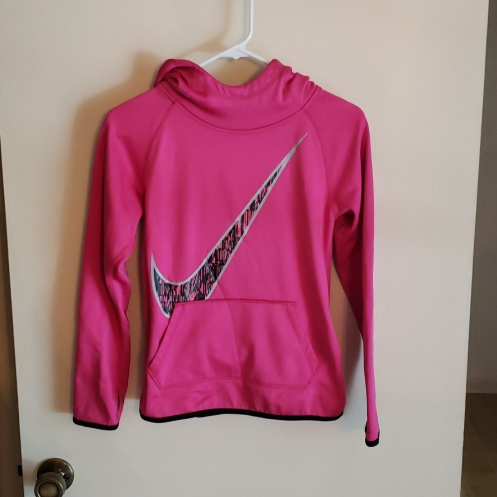 Nike cowl neck hooded pull over